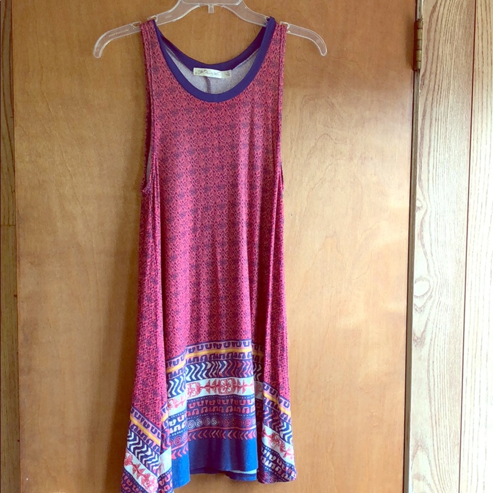 Cute, flowy, printed boho dress